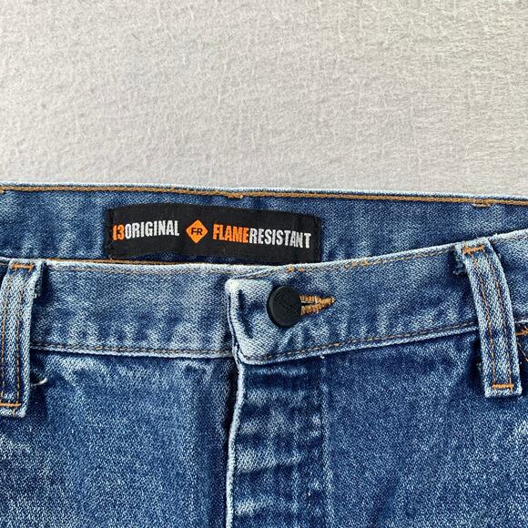 Wrangler FR Jeans Mens 36x36 Flame Resistant FR13MWZ HRC2 CAT2 Workwear - Picture 12 of 16